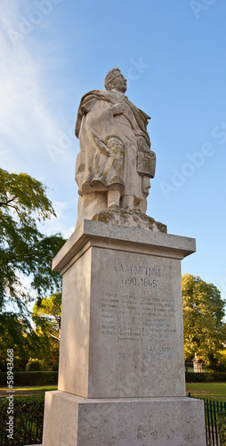 Monument (1946) to Alphonse Lamartine. Park Longchamp, Marseille