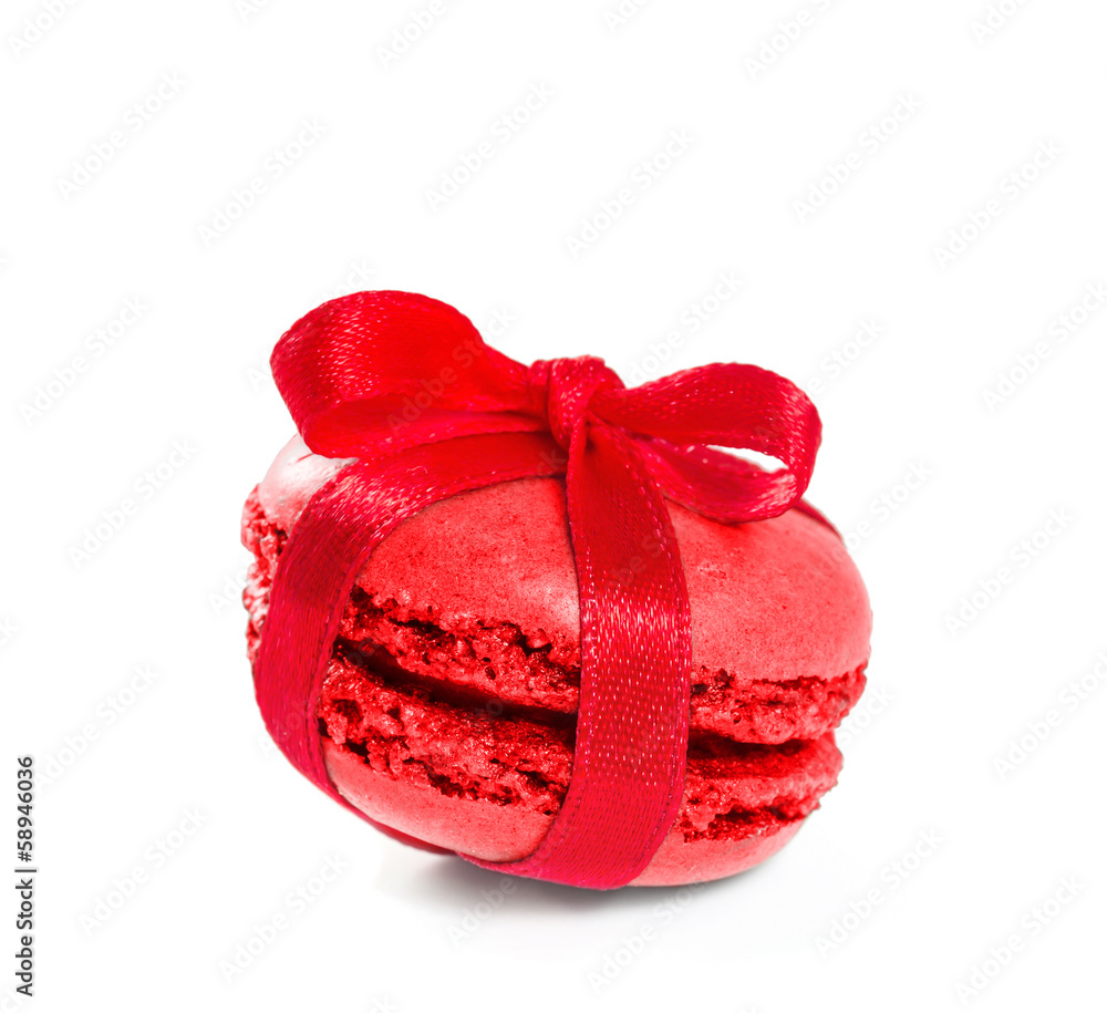 French macarons. Isolate on white background French macarons. Isolate on white background