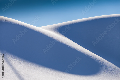 Fototapeta Naklejka Na Ścianę i Meble -  dune de neige-Savoie