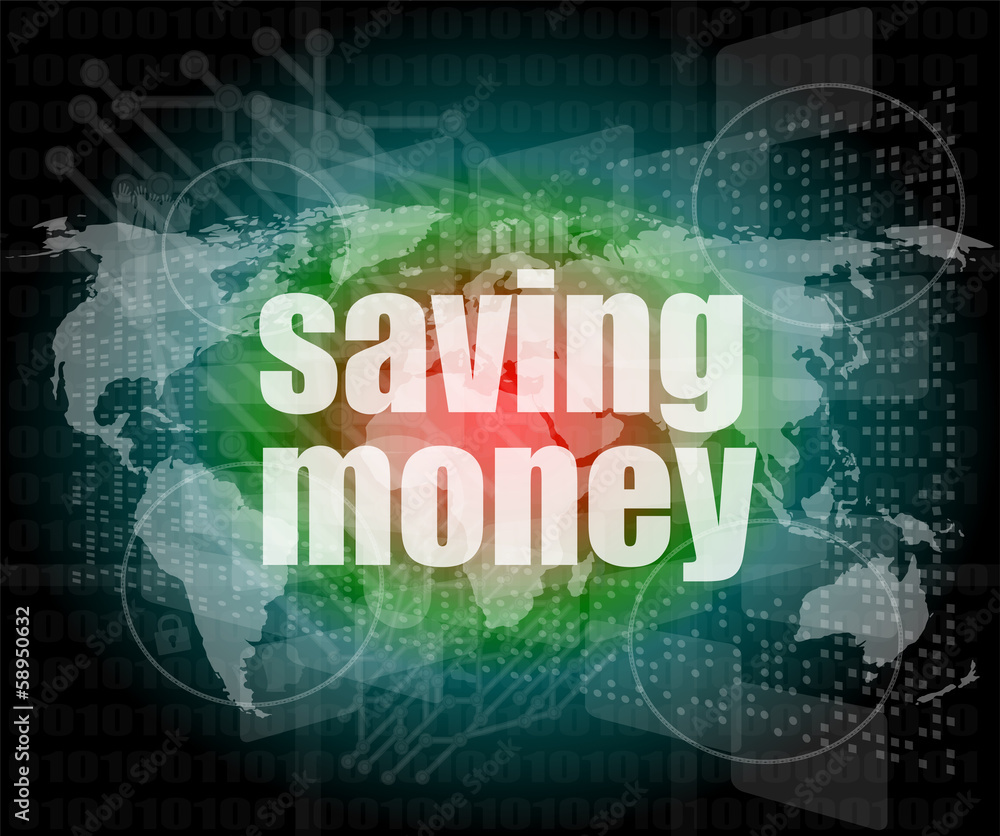 saving money on digital touch screen interface