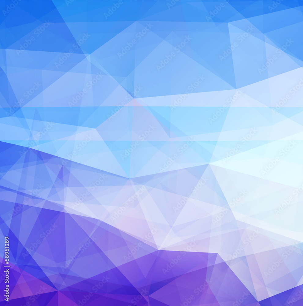 Abstract background blue triangle texture design