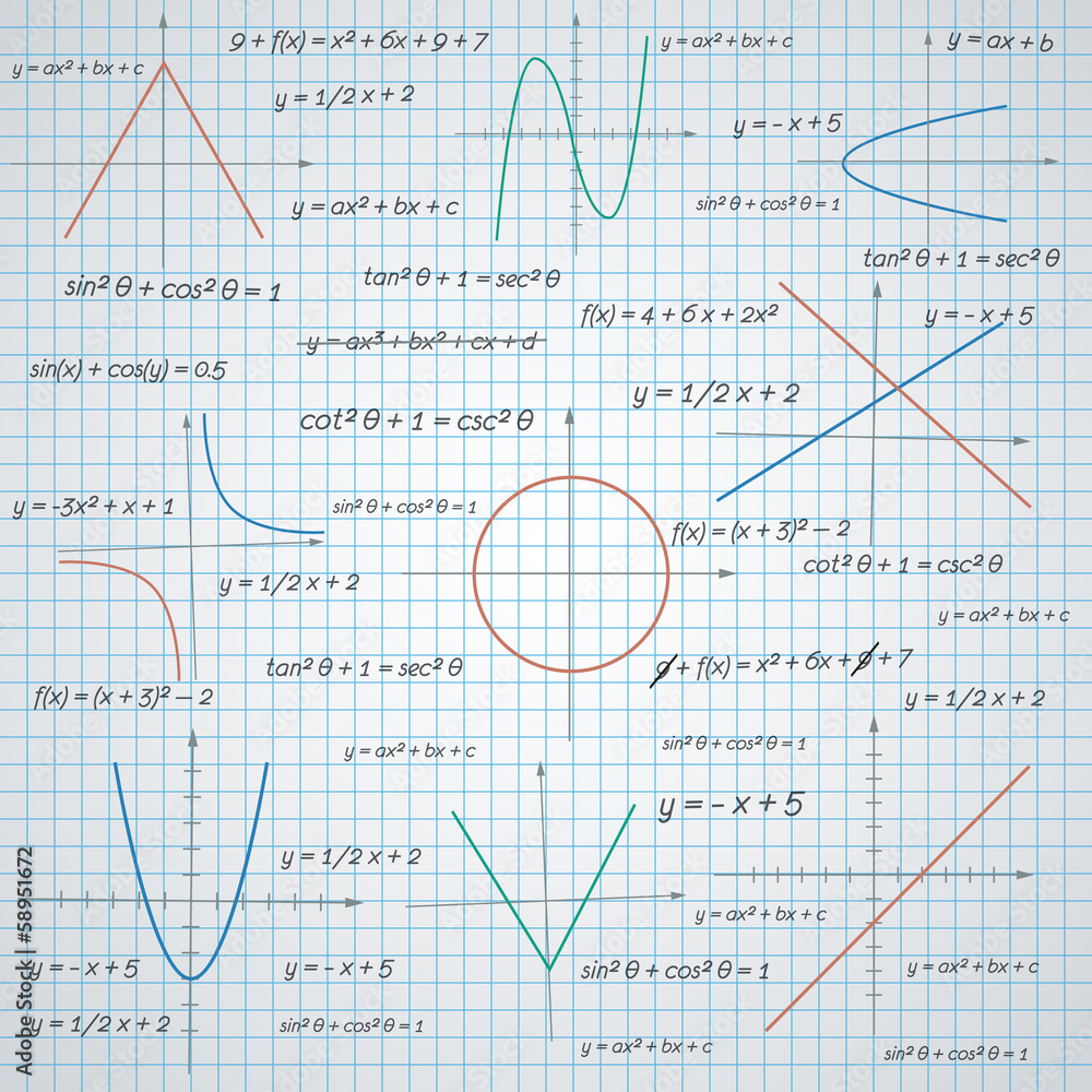 Mathematics paper background Mathematics paper background