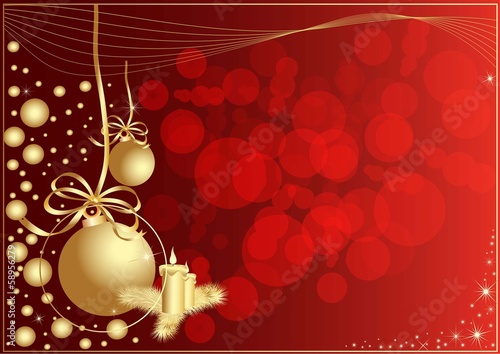 Christmas or New Year Background