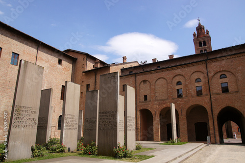 Cuadro en lienzo Palais des Pio à Carpi