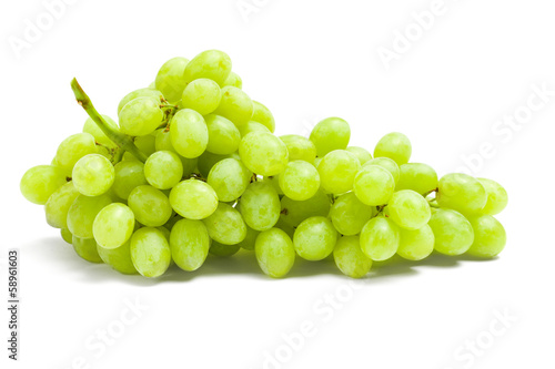 Close up of bunch of grape, isolated