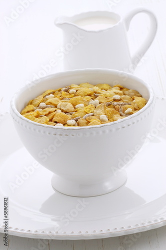 Delicious and healthy fresh cereal