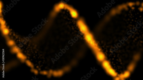 Animated abstract DNA, HD 1080p, loop.
