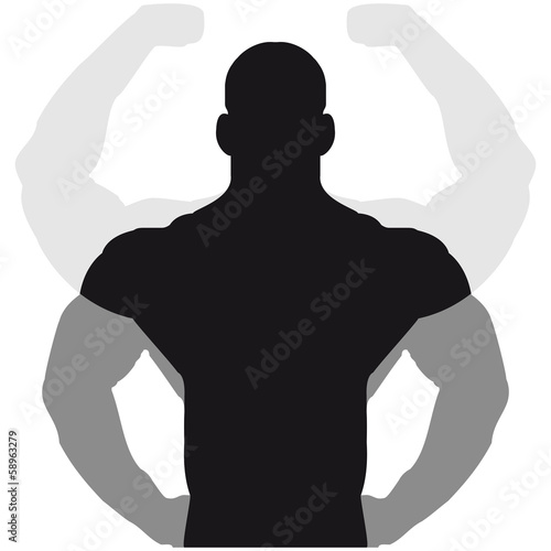 Bodybuilder Posing