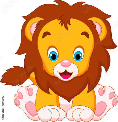 cute lion babies