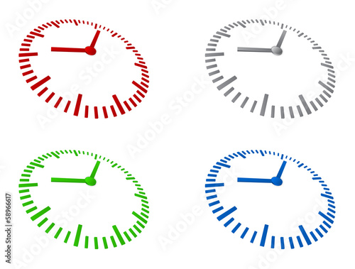 clock sign template