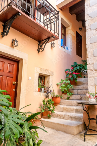 Pretty old courtyard