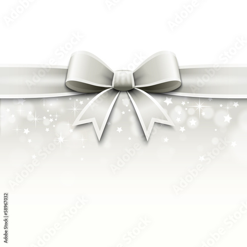 Décor nœud de ruban - Noël, saint Valentin, mariage...