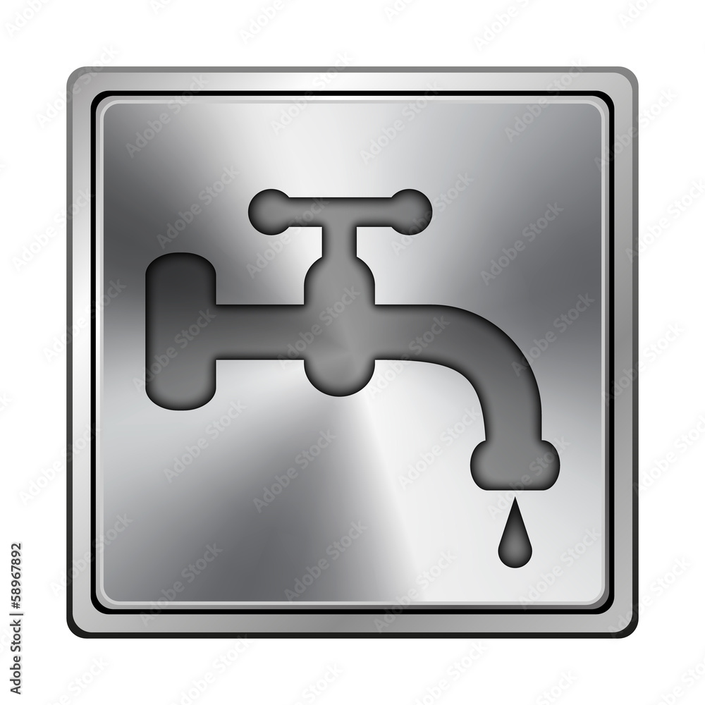 Water tap icon Water tap icon