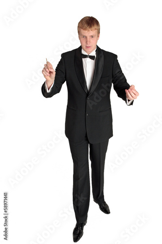 Young music conductor