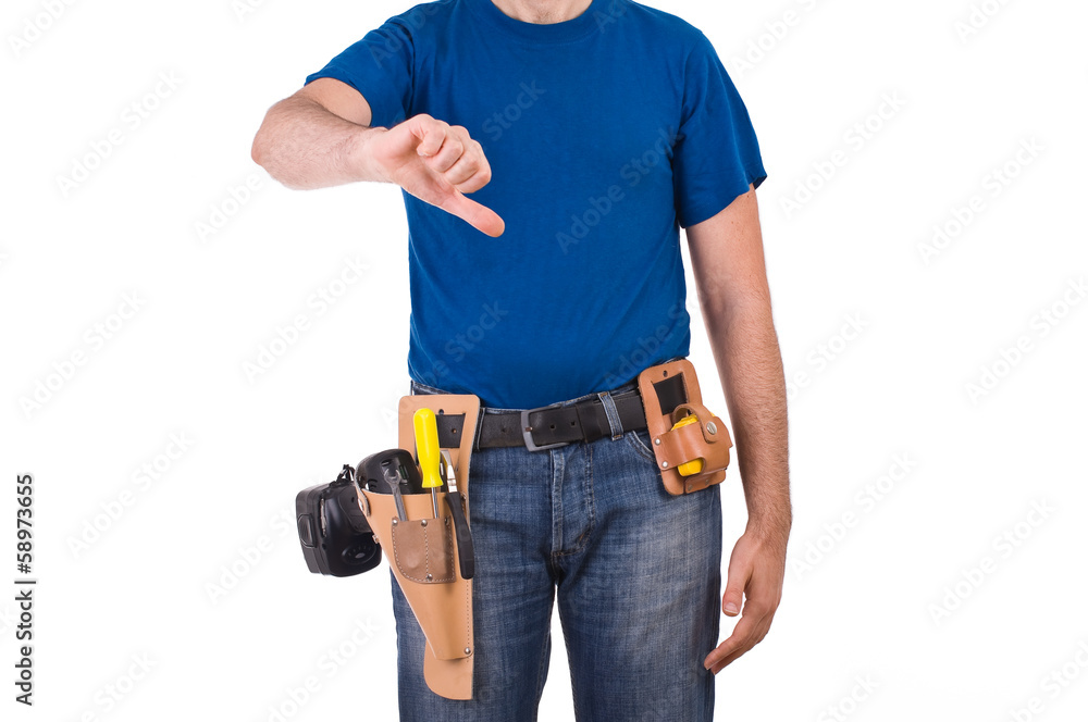 Blue collar worker. Blue collar worker.