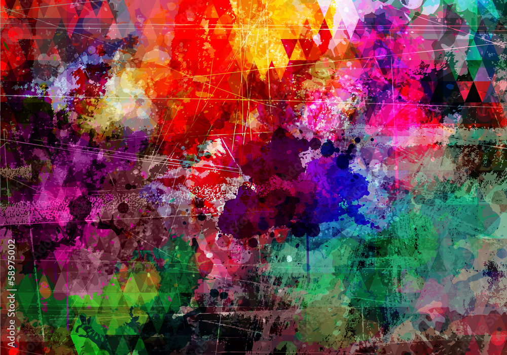 Grunge style abstract watercolor background
