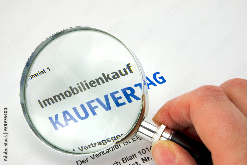Fototapeta premium Kaufvertrag