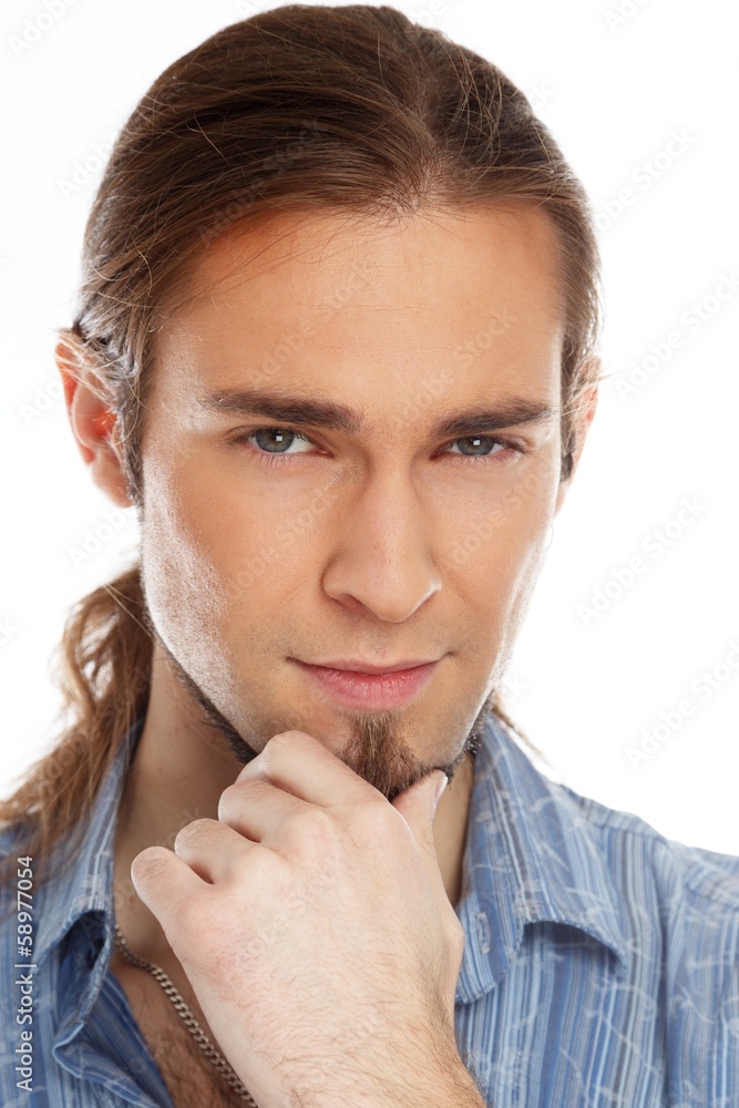 Young handsome man with beard Young handsome man with beard