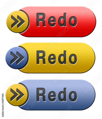 Canvas Print redo button