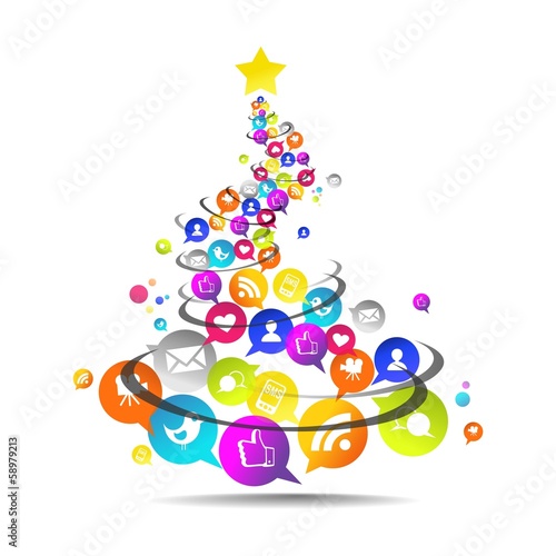 SOCIAL MEDIA - ARBOL DE NAVIDAD