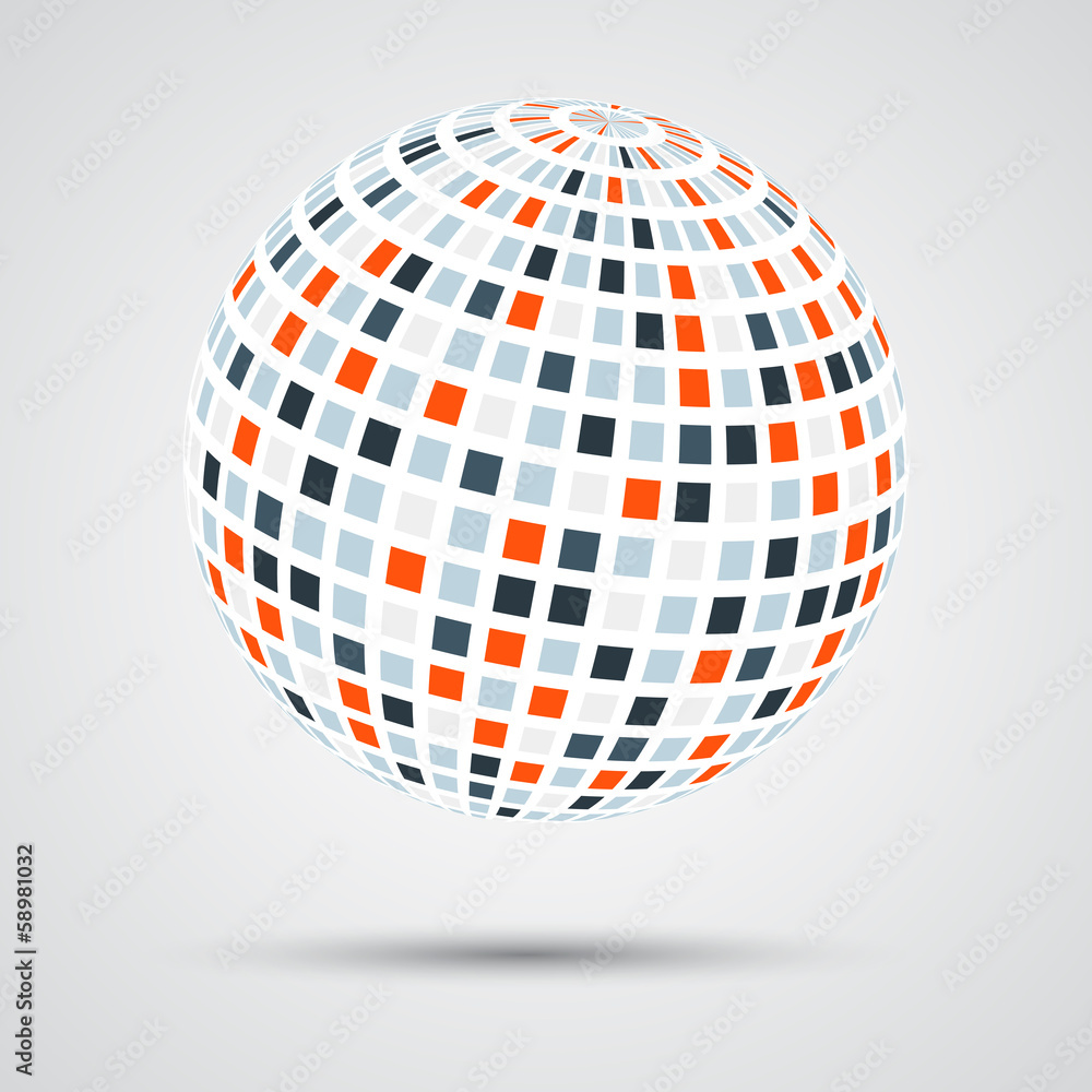 Abstract color sphere Abstract color sphere