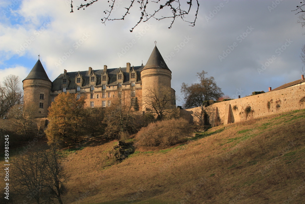 Château de Rochechouart.(Haute-Vienne)