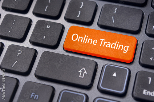 online or internet trading concepts