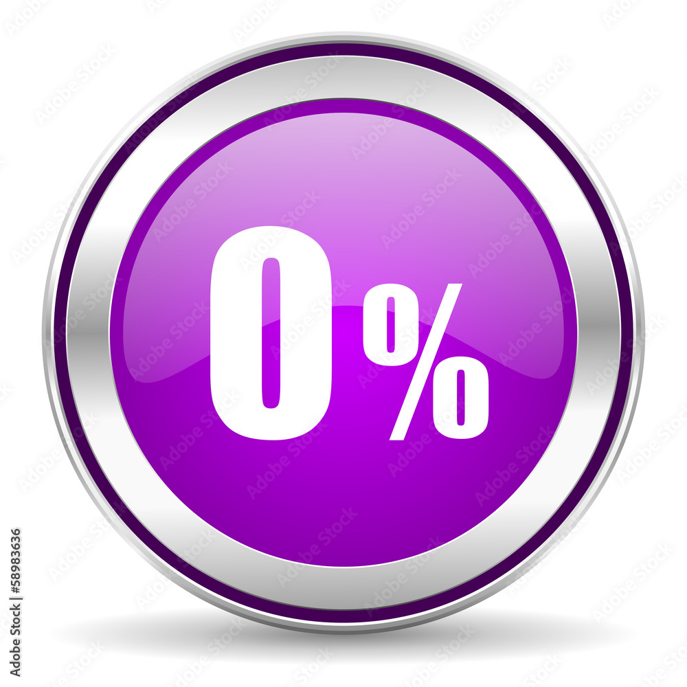 0 percent icon 0 percent icon