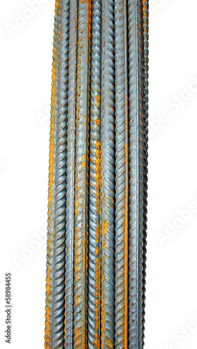 Reinforcement bars isolated