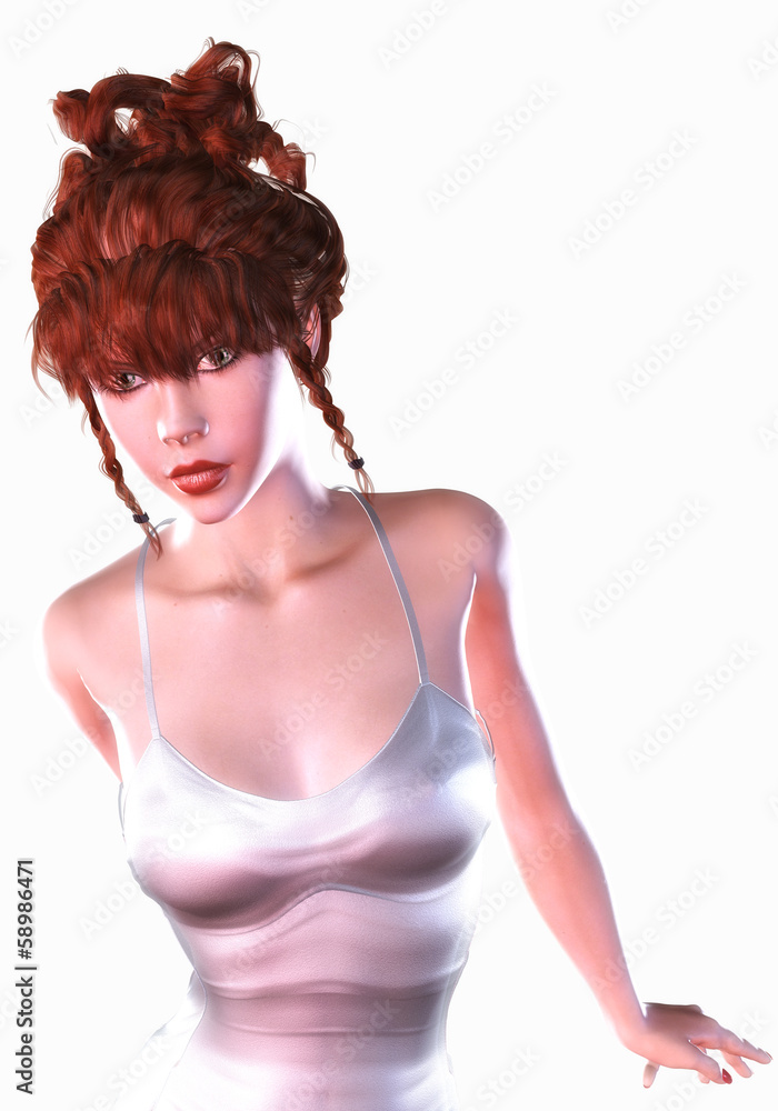 Naklejka premium Digital Female