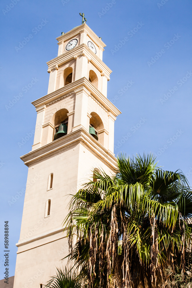 St.Peter's Church is a Franciscan Church,Jaffa,Tel Aviv,Israel