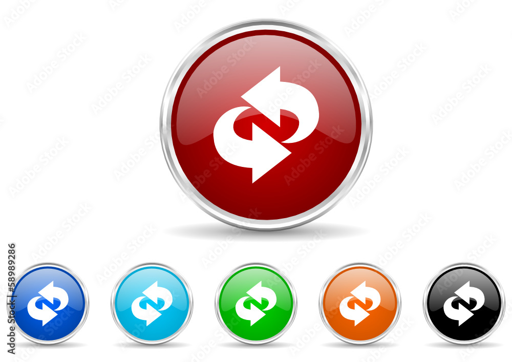 rotation icon vector set rotation icon vector set