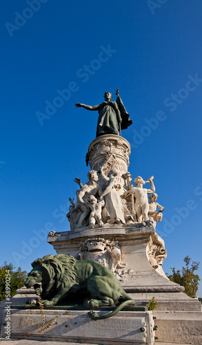 Monument du centenaire (1891). Avignon, France