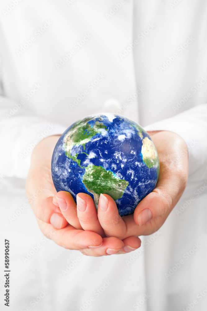 globe in hands globe in hands