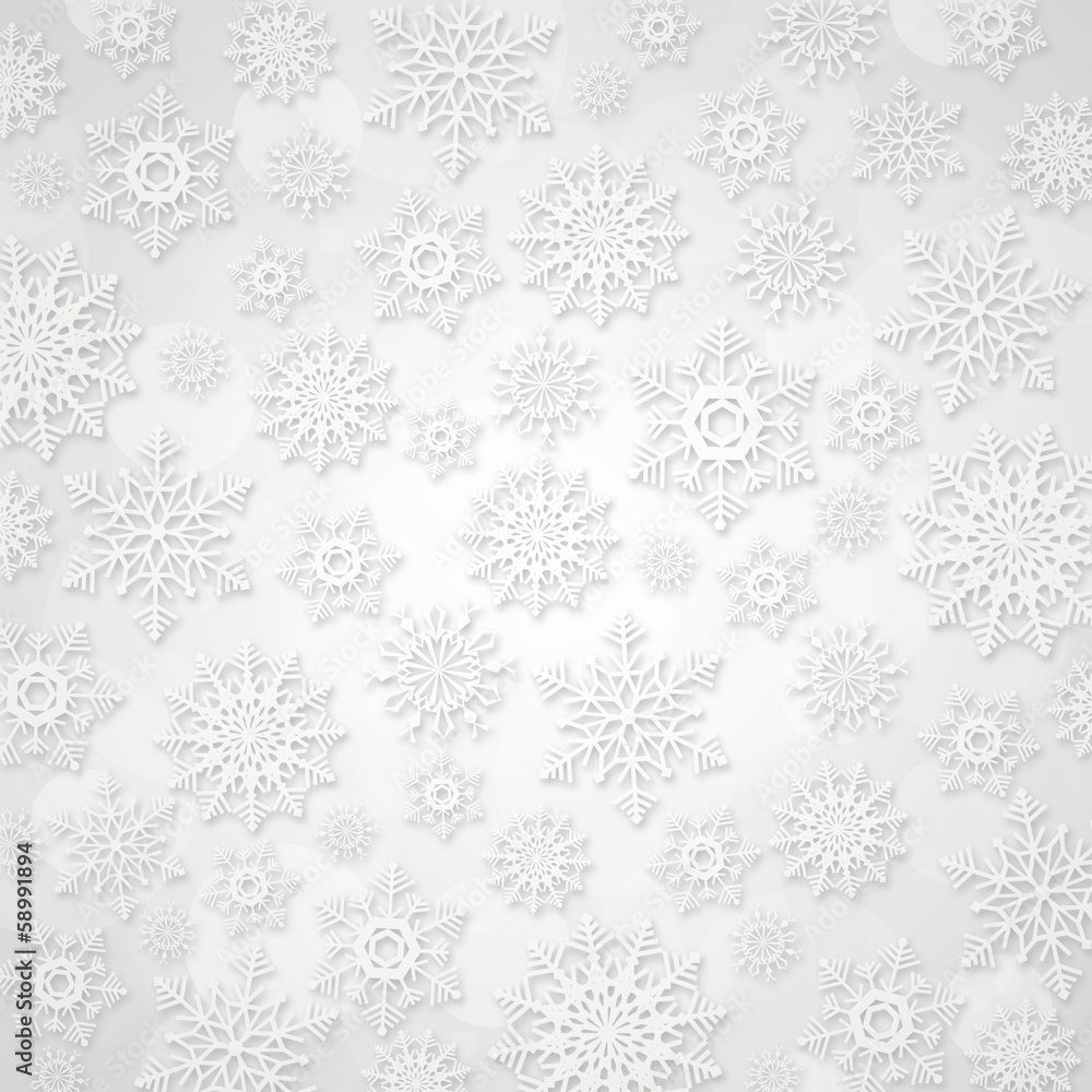 Christmas background with snowflakes Christmas background with snowflakes