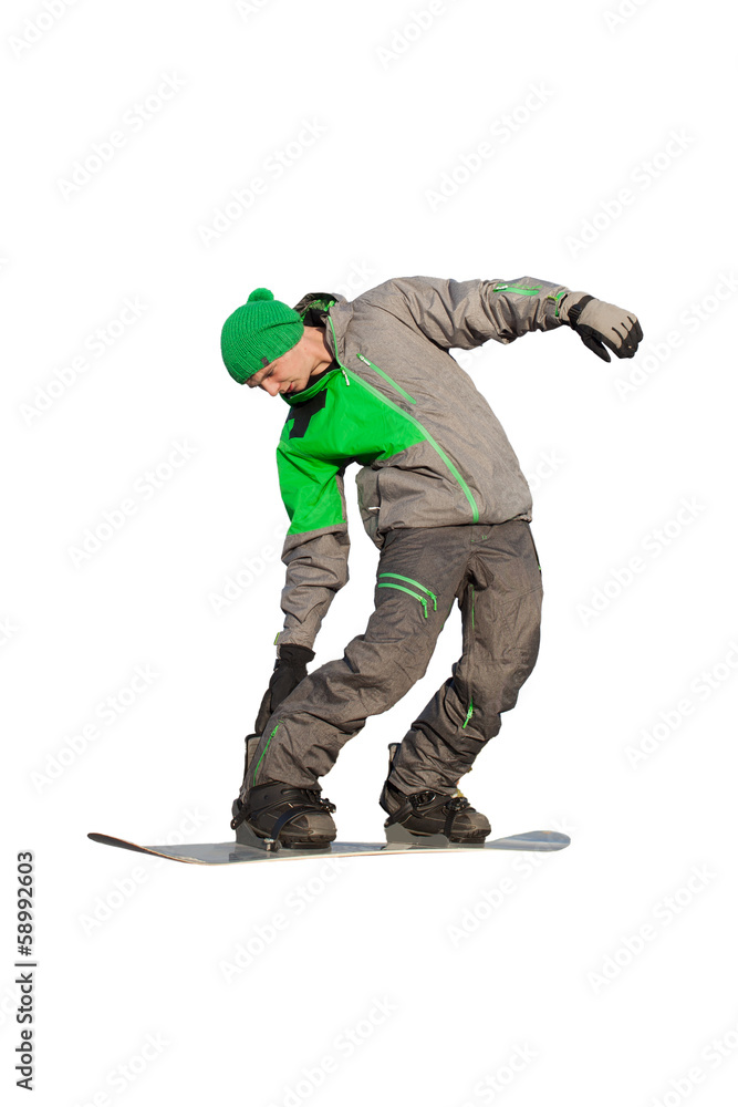 Obraz premium Snowboarder.