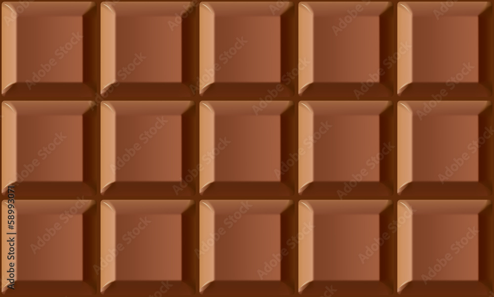 Fototapeta premium Chocolate bar seamless pattern