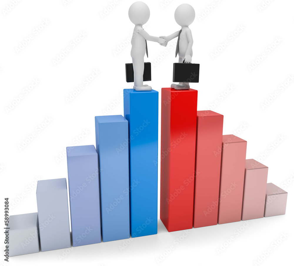 zwei erfolgreiche Unternehmer (Fusion) zwei erfolgreiche Unternehmer (Fusion)