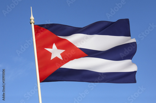 Photography Flag of Cuba.
