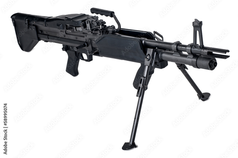 Machine Gun M60 isolated Machine Gun M60 isolated
