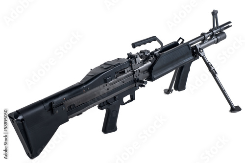 Machine Gun M60 isolated