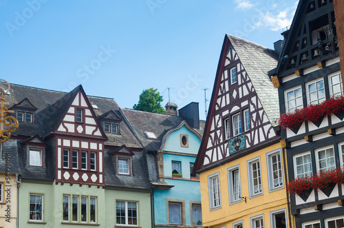 half-timbered houses