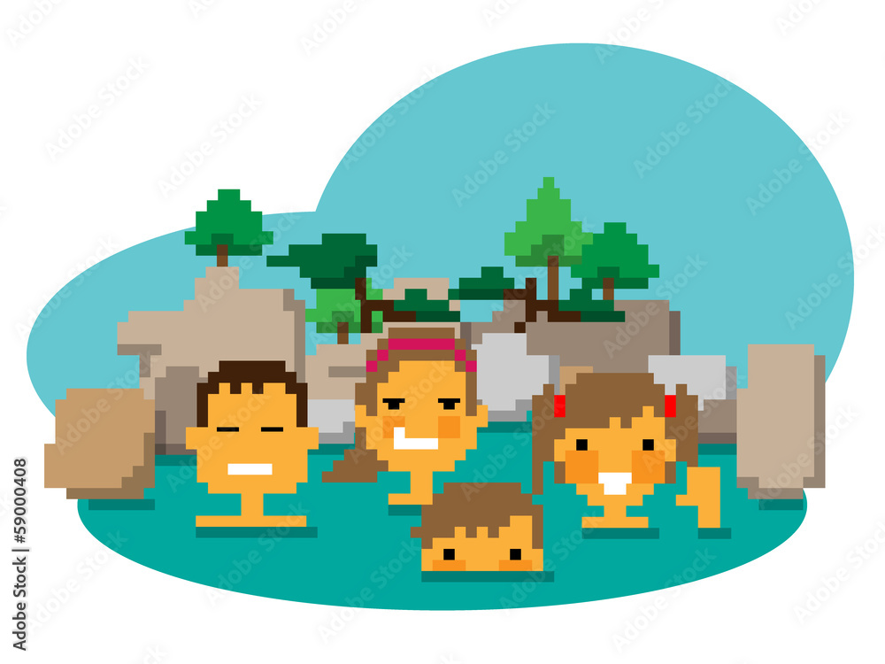 温泉でゆったり家族 温泉でゆったり家族