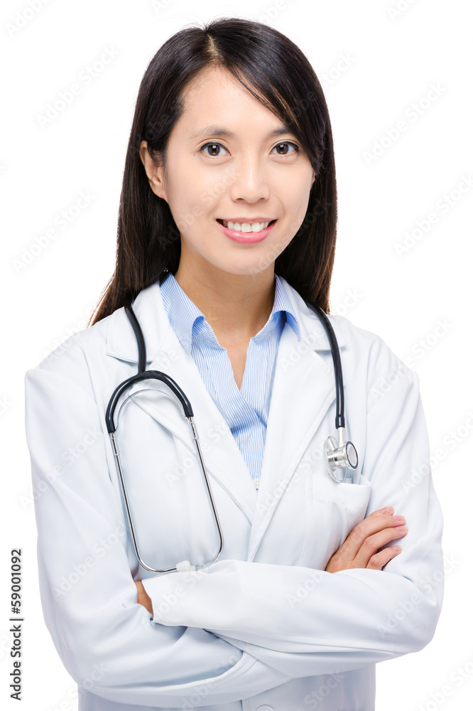 Medical doctor woman isolated on white background Medical doctor woman isolated on white background