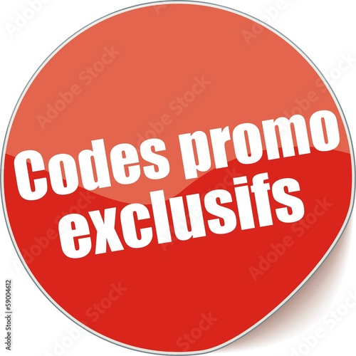 étiquette codes promo exclusifs