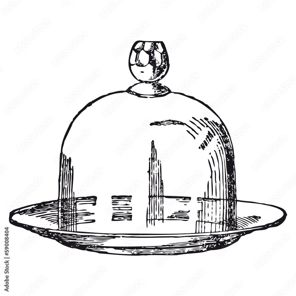 Cloche à fromage Stock Vector