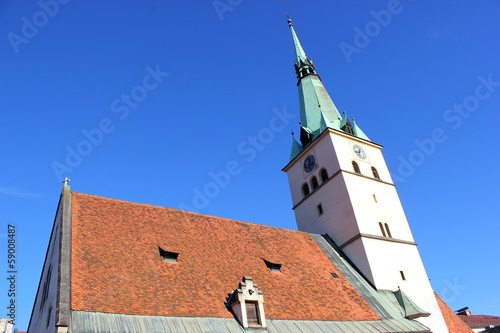 Ansicht der Michaelikirche in Voitsberg in der Steiermark photo