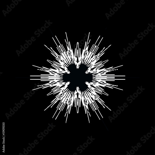 Ornate decorative snowflake