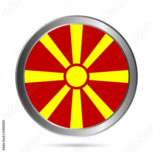 Macedonia flag button.