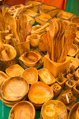 Handcrafted kitchen utensils
